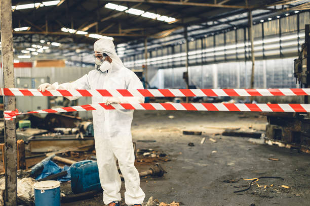Professional Biohazard technician working in Chattanooga, TN